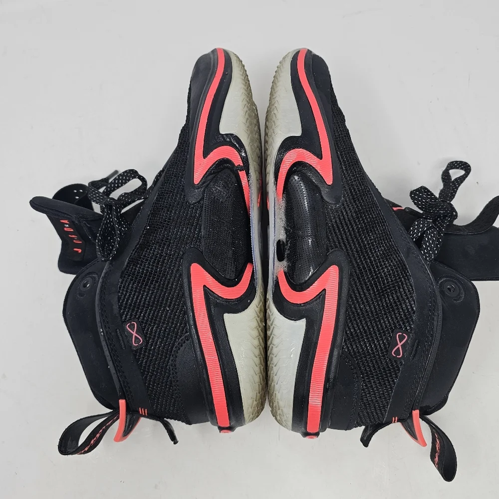 Air Jordan 36 Black Infrared Men's Size‎ 8 No Box Black Red CZ2650-001.